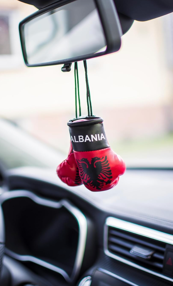 Boxhandschuhe fürs Auto