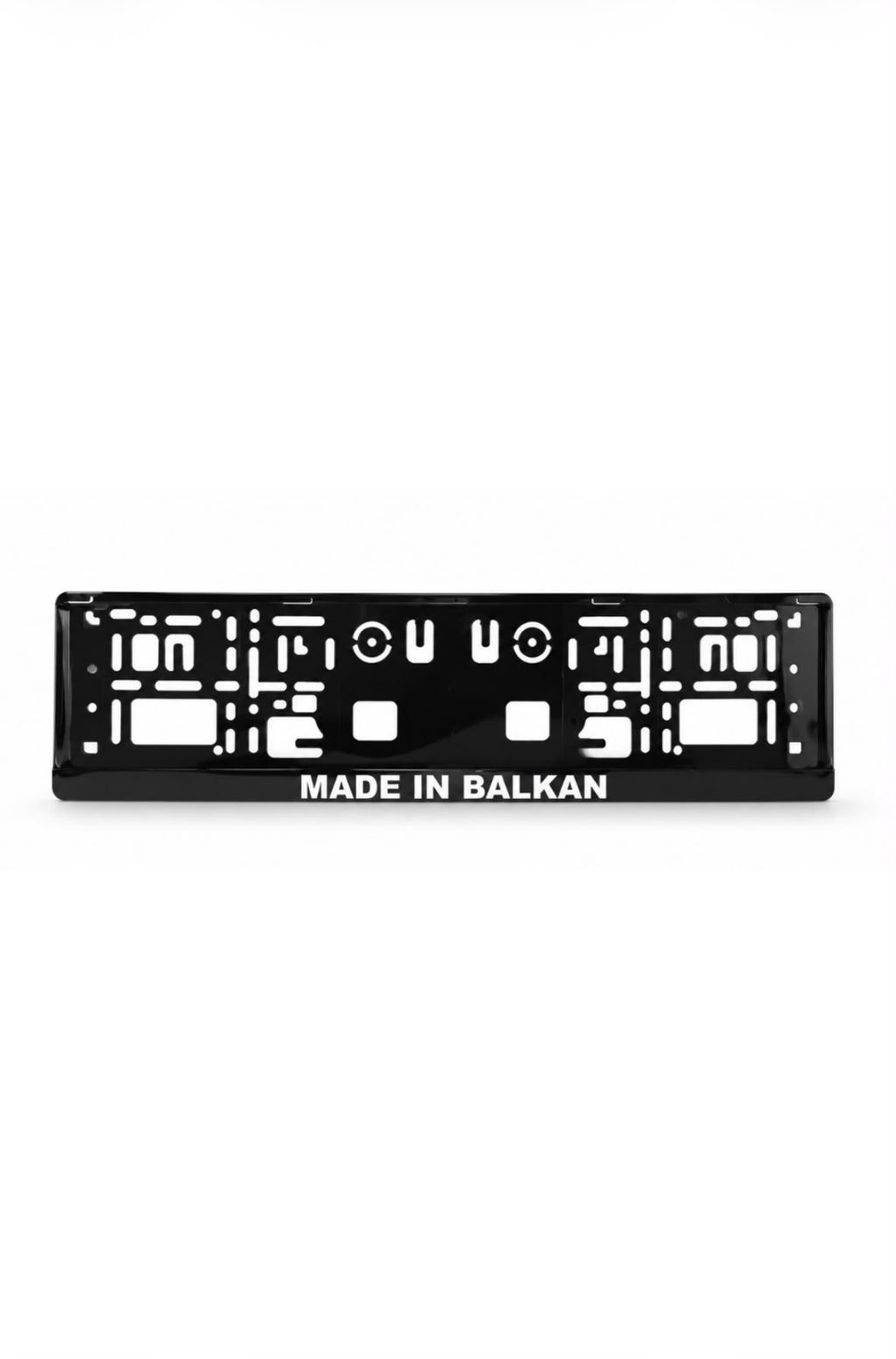 License Plate Holder "Made in Balkan"