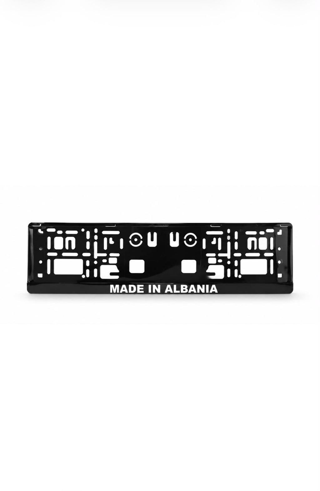 License plate holder "Made in Albania"